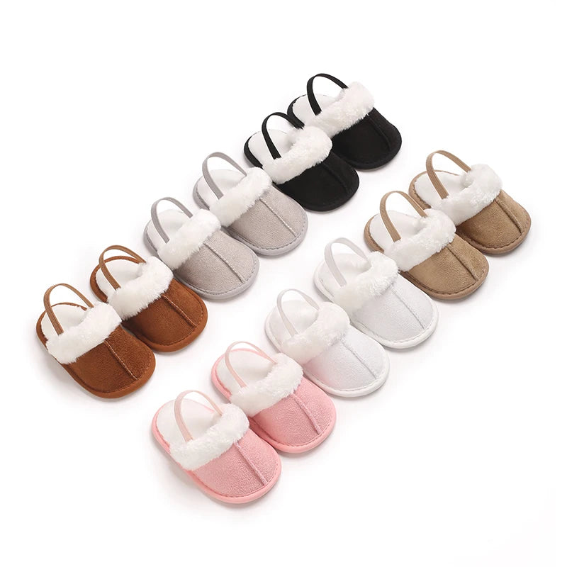 Autumn and Winter cotton slippers for Babies