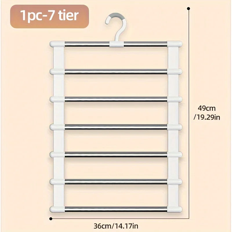 Foldable multi-Rod Hanger