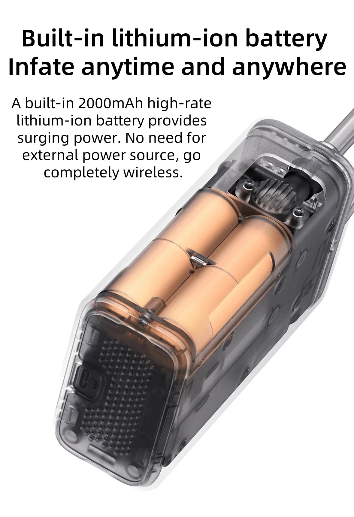 Air Pump 2/2D Digital Tire Pressure Preset Type-C Fast Charging Car Motorcycle Ball Universal LED Display