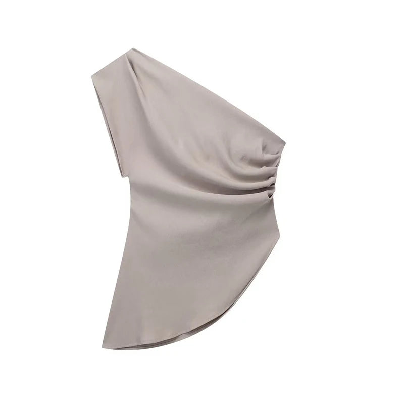 Aura One-Shoulder Top