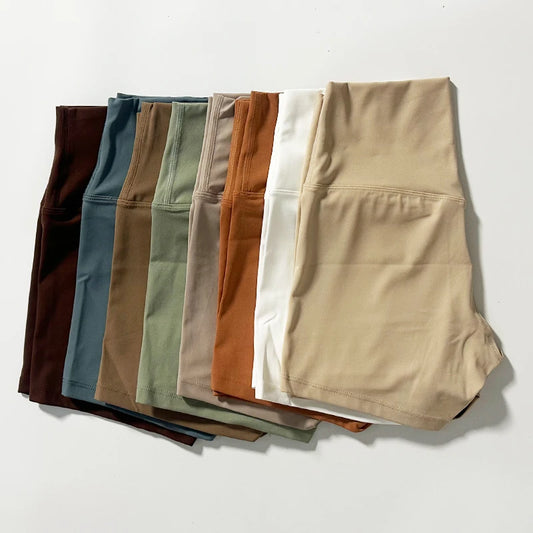 SmoothFit High Waist Yoga Shorts