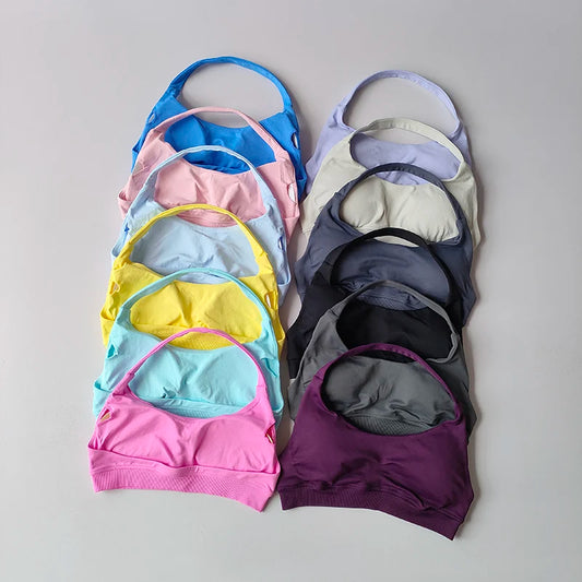 PrimeFit Halter Sports Bra