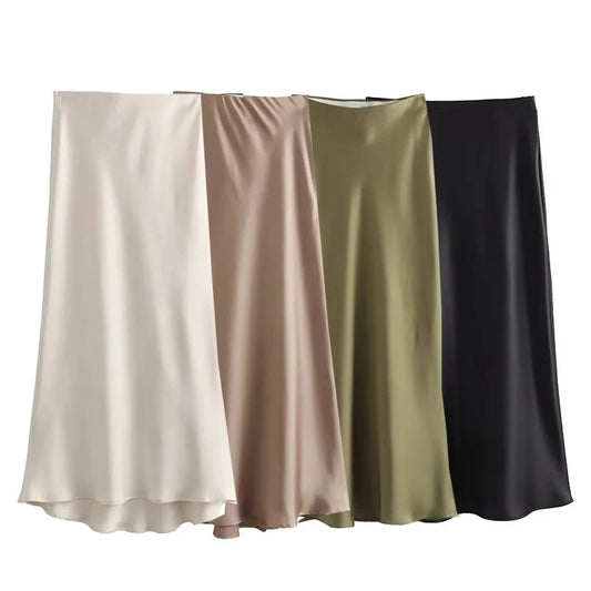Elan Satin Skirt