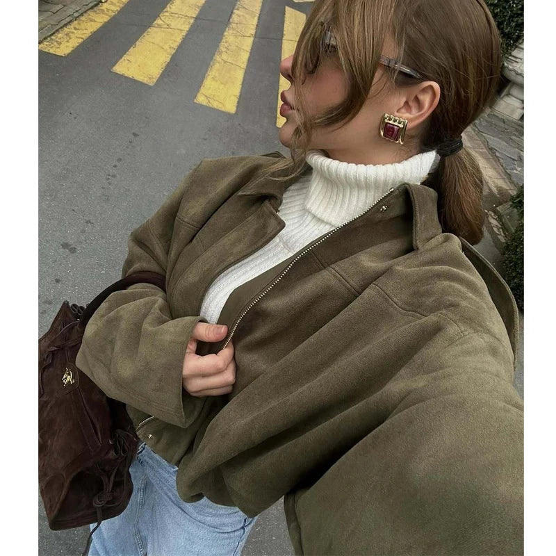 Archive Suede Bomber Jacket