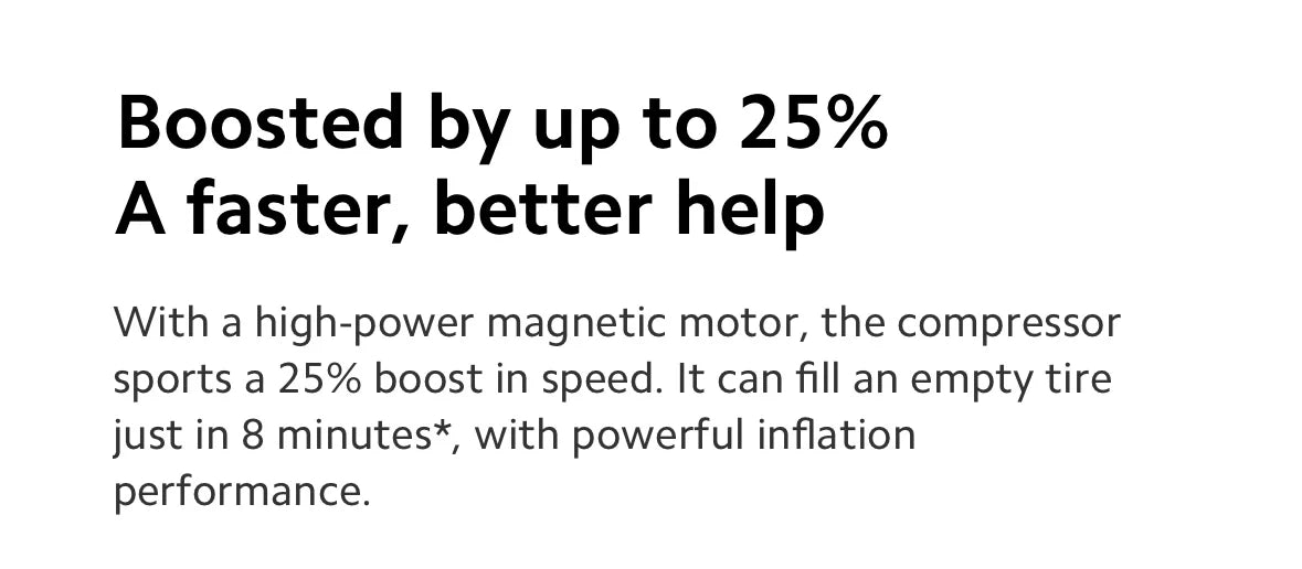 Air Pump 2/2D Digital Tire Pressure Preset Type-C Fast Charging Car Motorcycle Ball Universal LED Display