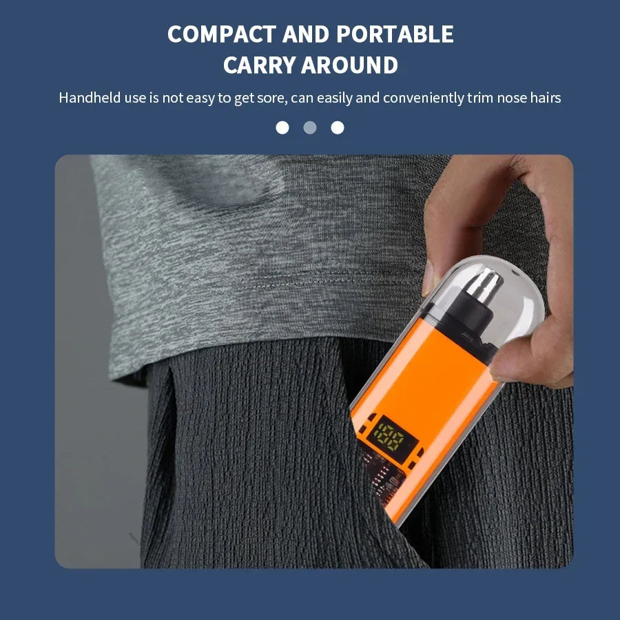 2 In 1 Electric Portable Ear And Nose Hair Trimmer