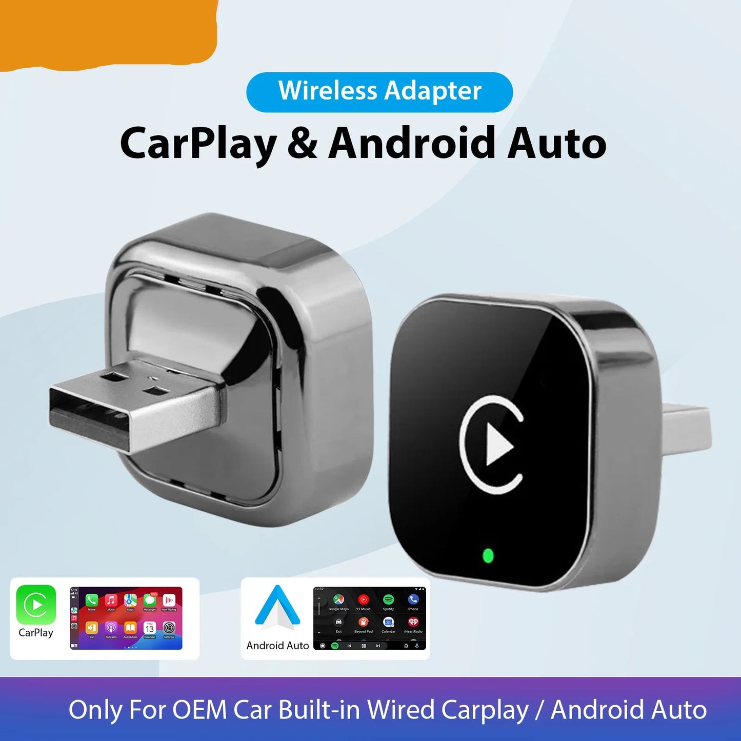 2026 2 in 1 Wireless CarPlay Adapter