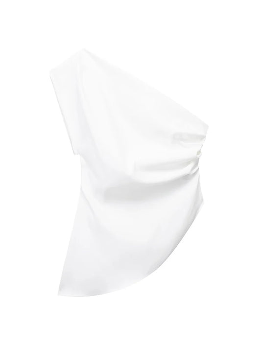 Aura One-Shoulder Top
