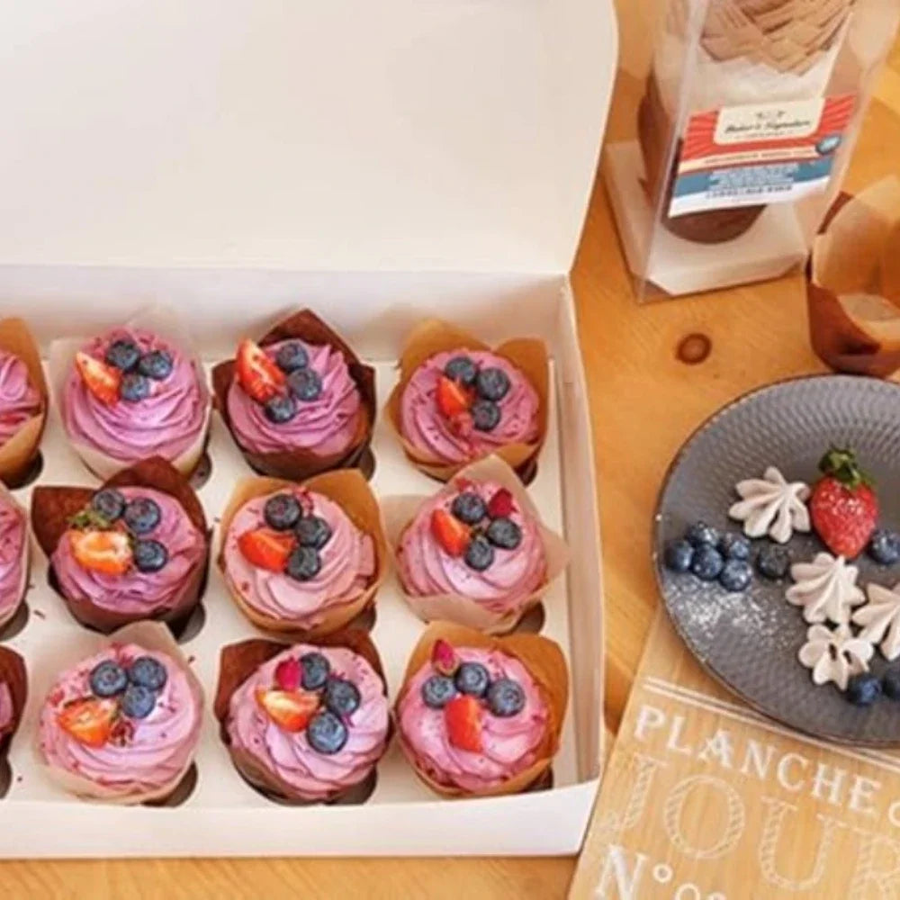 50pcs Newspaper Cupcake Liner