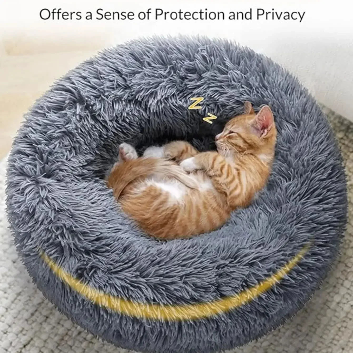 High Quality Donut Bed for Dogs and Cats